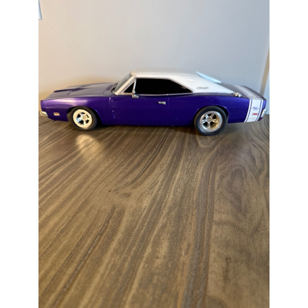 VTG Tyco RC‎ Team Baurtwell 69 Dodge Charger Works Car, Box, & Remote Muscle